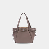 Romy shopping bag - Tory Burch - Leather - Taupe