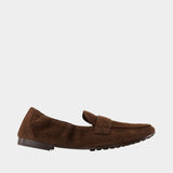 Ballet Loafers - Tory Burch - Leather - Brown