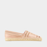 Open Weave Espadrilles - Tory Burch - Viscose - Beige