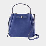 Romy Bucket Bag - Tory Burch - Leather - Blue