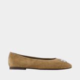 Charlie Ballerinas - Tory Burch - Leather - Brown