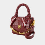 MA Purse - Amiri - Leather - Burgundy