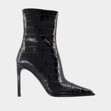 MA Stiletto Ankle Boots - Amiri - Leather - Black