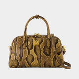 Python Ma Bowling Purse - Amiri - Leather - Brown