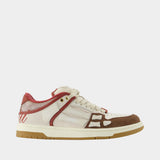 Xl Skel Top Low Sneakers - Amiri - Leather - Brown