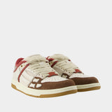 Xl Skel Top Low Sneakers - Amiri - Leather - Brown