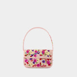 Tommy Beaded Shoulder Bag - Staud - Synthetic - Pink