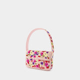 Tommy Beaded Shoulder Bag - Staud - Synthetic - Pink