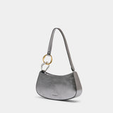 Ollie Shoulder Bag - Staud - Leather - Silver