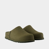 Otzo Slides - UGG - Leather - Green