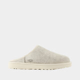Classic Slip On Crackle Slides - UGG - Leather - Beige