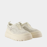 Heritage Utility Axoid Crackle Sneakers - UGG - Leather - Beige