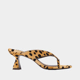Abi Sandals - Cult Gaia - Leather - Brown
