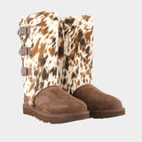 W Classic Tall Western Ankle Boots - UGG - Leather - Brown