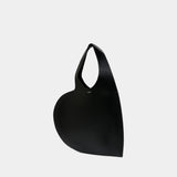 Double Heart Shopper Bag - Coperni - Leather - Black