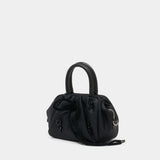 Mini Gathered Top Handle Bag W/ Emb - Simone Rocha - Synthetic - Black