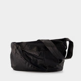 Puff M Shoulder Bag - YOHJI YAMAMOTO - Leather - Black