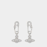 Lucrece Large Earrings - Vivienne Westwood - Metal - Silver