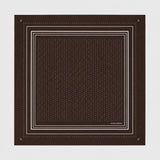 85x85 Scarf - OFFICINE GENERALE - Wool - Brown
