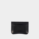 Paris Paris Cardholder - AMI Paris - Leather - Black