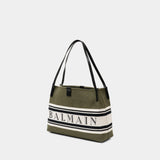 Release Shopper Medium Shoulder Bag - Balmain - Canvas - Multicolor