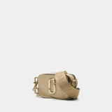 Snapshot Bag in Khaki Leather