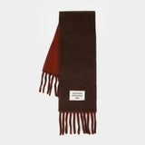 Fn Ux Scar000399 Scarf - Acne Studios - Wool - Brown