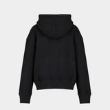 Draped Hoodie - 3.PARADIS - Cotton - Black