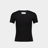 Moon Logo Baby Fit T-Shirt - Marine Serre - Cotton - Black