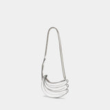 Banana Purse - Casablanca - Leather - Silver