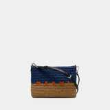Flat Purse - Marni - Raffia - Multicolor