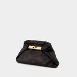 Dinner At 8 Small Purse - Balmain - Leather - Black