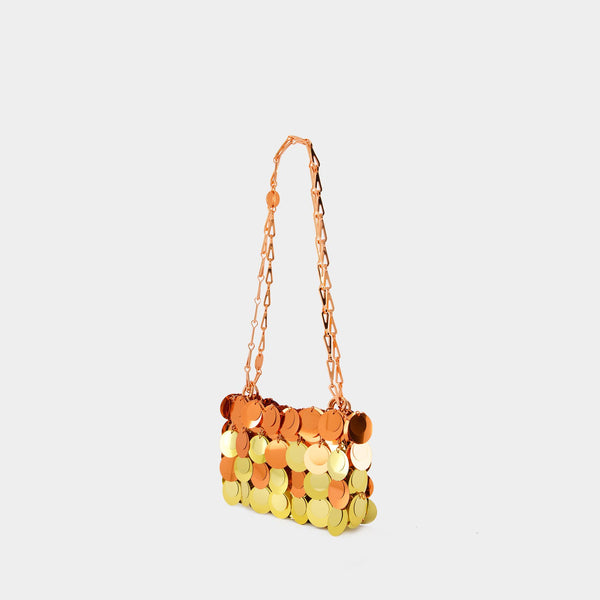 Oversized Sequin Purse - Rabanne - Polyester - Gold