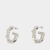 Earrings - Rabanne - Aluminum - Silver