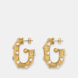 Earrings - Rabanne - Metal - Gold