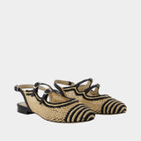Balma Sandals - Carel - Raffia - Multicolor