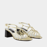 Copacabana Pumps - Carel - Leather - Gold