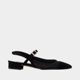 Oceanight2 Ballerina Flat Shoes - Carel - Leather - Black