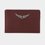 Zv Pass Cardholder - Zadig & Voltaire - Leather - Bordeaux