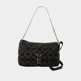 Rocky Ii Shoulder Bag - Zadig & Voltaire - Cotton - Dark Grey
