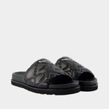 Teddy Bare Vintage Slides - Zadig & Voltaire - Leather - Black