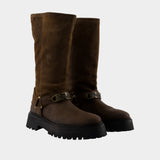 Angie Boots - Zadig & Voltaire - Leather - Brown
