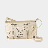 Sunny Mood Tattoo Crossbody - Zadig & Voltaire - Leather - White