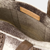 Shopping bag S - Vanessa Bruno - Wool - Brown