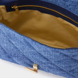Grand Moon Shoulder Bag - Vanessa Bruno - Linen - Blue