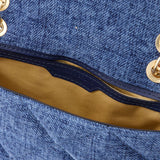 Nano Moon Shoulder Bag - Vanessa Bruno - Linen - Blue