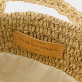 Xs Shoulder Bag - Vanessa Bruno - Raphia - Khaki