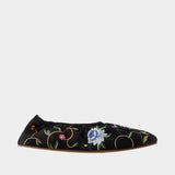Ballet Ballerinas - Kenzo - Leather - Black