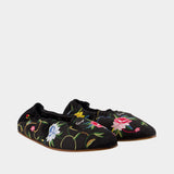 Ballet Ballerinas - Kenzo - Leather - Black