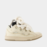 Curb Sneakers - Lanvin - Leather - Beige